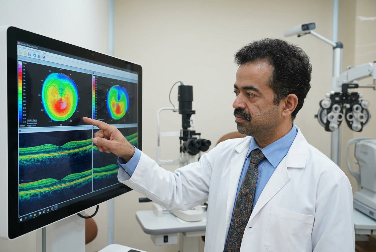 Intra Vitreal Anti-VEGF Injections eye treatment performed by Dr. Abdul Basit in Lahore
