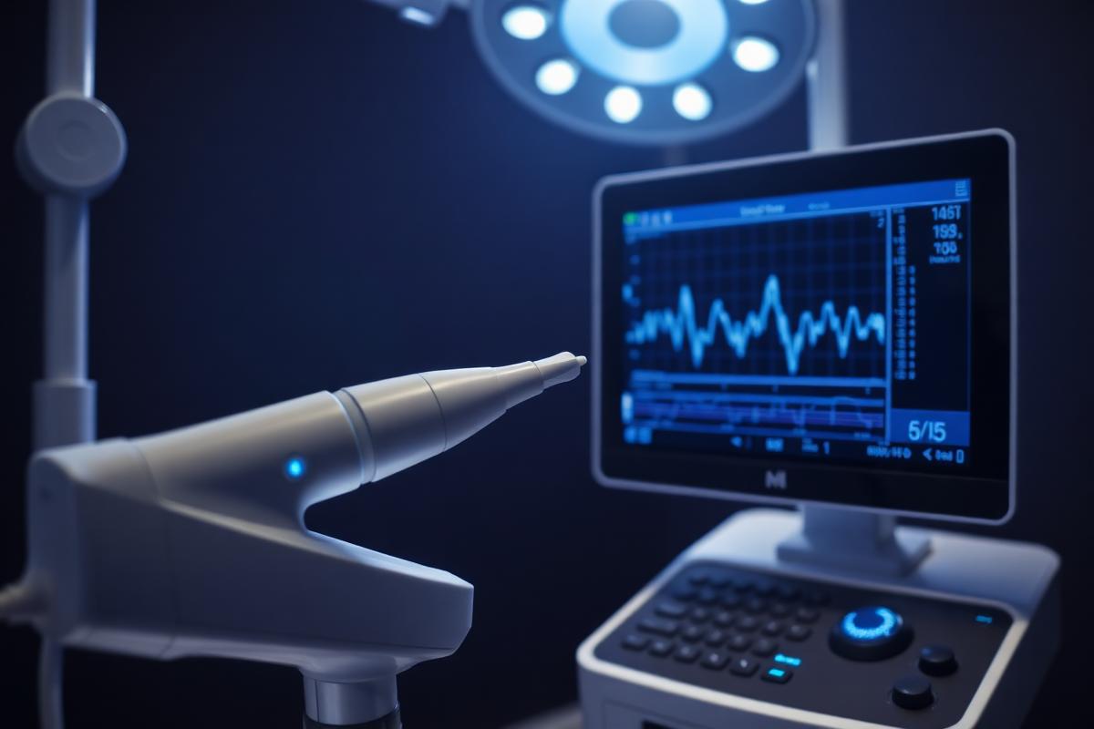 IOL Master Optical Biometry ophthalmic diagnostic technology at Dr. Abdul Basit's eye practice